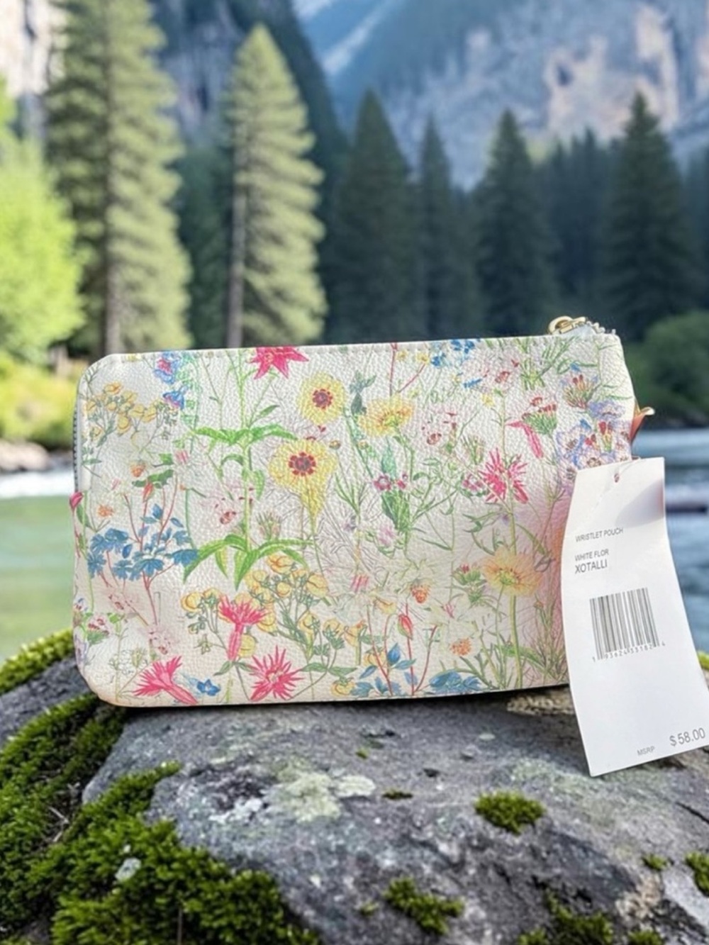 Betsey Johnson floral double zip wristlet clutch NWT - Picture 12 of 16